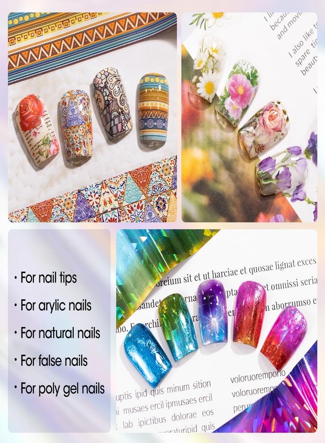 GELLEN 18ml Nail Foil Glue Gel, Foil Transfer Gel for Nails Stickers, Nail Foils Transfer Nail Art Glue Gel Polish, Complete Clear Transferred Pattern, Cure 30-60s, Non-toxic HEMA Free TPO Free - Image 2